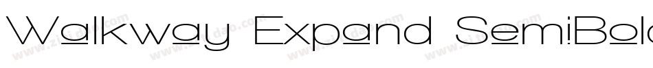 Walkway Expand SemiBold字体转换